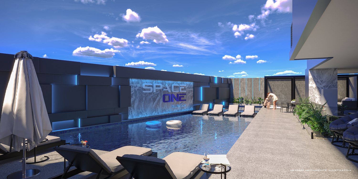 Piscina no rooftop